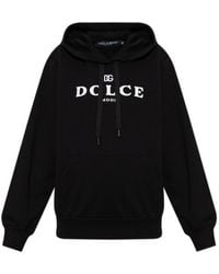 Dolce & Gabbana - Logo Printed Hoodie - Lyst