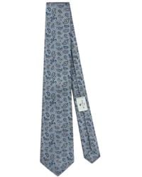 Etro - Jacquard Paisley Logo Patch Tie - Lyst