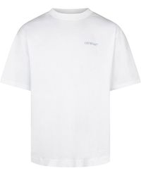 Off-White c/o Virgil Abloh - Round-Neck Short-Sleeved Shirt - Lyst