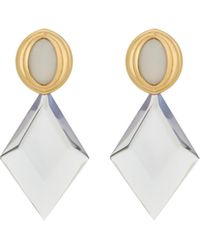 Saint Laurent - Pyramid Earrings - Lyst