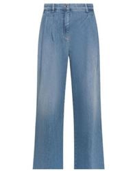 Seventy - Long Double Pleated Trousers - Lyst