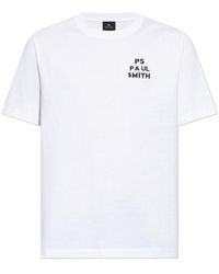 Paul Smith - Ps Paul Smith Logo Print T-Shirt - Lyst