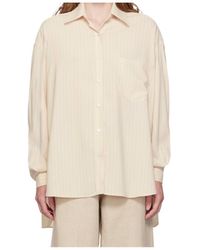 Frankie Shop - Georgia Pinstriped Long-Sleeve Shirt - Lyst
