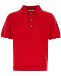 Entire studios - Short Sleeve Knit Polo Shirt - Lyst