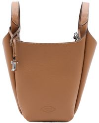 Tod's - Embossed Logo Bucket Bag - Lyst