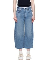 Citizens of Humanity - Ayla Raw Hem Crop Jeans - Lyst