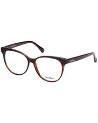 Max Mara - Square Frame Glasses - Lyst