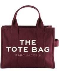 Marc Jacobs - Logo Printed Zip-Up Small Tote Bag - Lyst