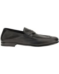 Tom Ford - Gigi Crossover-Strap Leather Loafers - Lyst