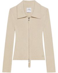 Courreges - Zip-Up Cardigan - Lyst