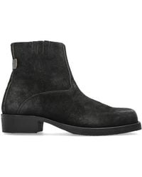 AllSaints - Square-Toe Ankle Boots - Lyst