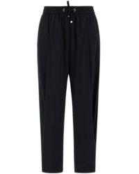 Herno - Lightweight Drawstring Cropped Trousers - Lyst