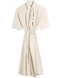 Lemaire - Short Sleeve Shirt Dress - Lyst