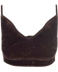 Loewe - Strappy Velvet Top - Lyst