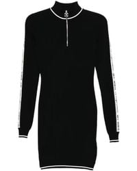 Off-White c/o Virgil Abloh - Logo Tape Long-Sleeved Dress - Lyst