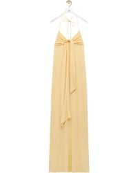 Loewe - X Paula's Ibiza Knot-Detail Maxi Dress - Lyst