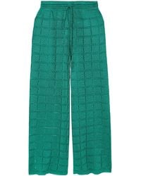 Calle Del Mar - Casual Knitted Wide-Leg Pants - Lyst
