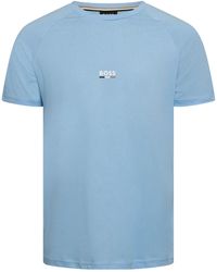 BOSS - Slimming And Versatile T-Shirt - Lyst