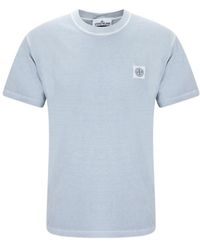Stone Island - Compass-Motif T-Shirt - Lyst