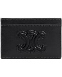 Celine - Card Holder Cuir Triomphe - Lyst