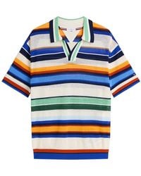 Tommy Hilfiger - Relaxed Fit Multicolour Stripe Polo Shirt - Lyst