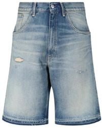 sunflower - Denim Shorts With Belt Loops - Lyst