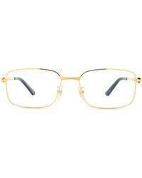 Cartier - Rectangular Frame Glasses - Lyst