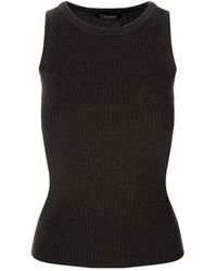 Max Mara - 'S Cipro Sleeveless Ribbed Top - Lyst