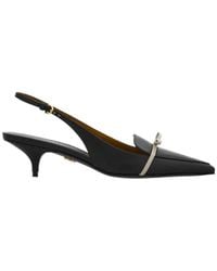 Ferragamo - Ferragamo Pointed Toe Slingback Pumps - Lyst