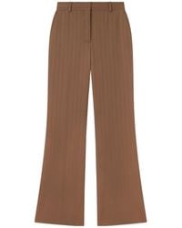 Stella McCartney - Mid-Rise Botcut Trousers - Lyst