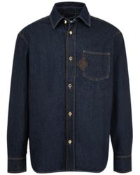CASABLANCA - Logo-Embroidered Overshirt - Lyst