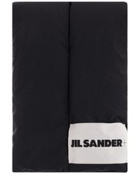 Jil Sander - Logo-Patch Padded Scarf - Lyst