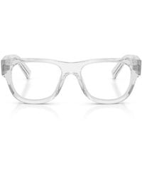 Prada - Rectangle-Frame Glasses - Lyst