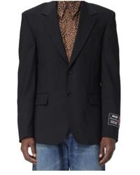 MSGM - Single-Breasted Blazer - Lyst