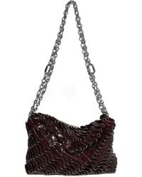 Rabanne - Rabanne Embossed Chain-Linked Shoulder Bag - Lyst