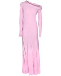 Alberta Ferretti - One-Shoulder Long Dress - Lyst