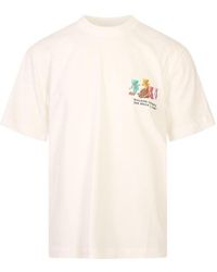 Barrow - Teddy Bear Printed Jersey T-Shirt - Lyst