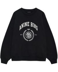 Anine Bing - Crew Neck Long-Sleeved Sweatshirt - Lyst