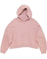 Acne Studios - Logo Patch Drawstring Hoodie - Lyst