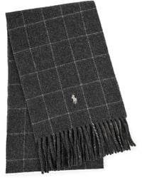 Polo Ralph Lauren - Polo Pony-Motif Fringed Scarf - Lyst
