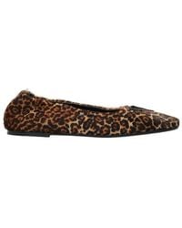 Golden Goose - Leopard Print Ballet Flats - Lyst