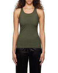 Jil Sander - Logo Printed Crewneck Tank Top - Lyst