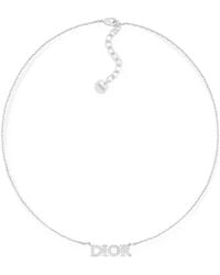Dior - Logo Necklace - Lyst
