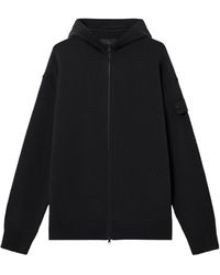 Stone Island - Regular-Fit Hooded Zip-Up Jumper With Ribbed Trims - Lyst