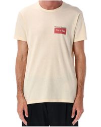 Maison Margiela - Logo Patch Crewneck T-Shirt - Lyst