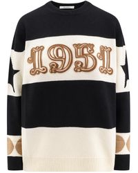 Max Mara - Dirce Star Patterned Crewneck Jumper - Lyst