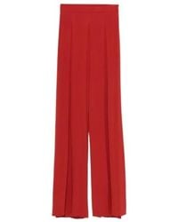 Max Mara - Pleated Palazzo Pants - Lyst