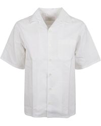Prada - Logo Detailed Short-Sleeved Shirt - Lyst