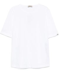Herno - Side Slits Button T-Shirt - Lyst