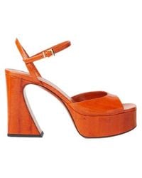 Fendi - Arco Platform Heeled Sandals - Lyst